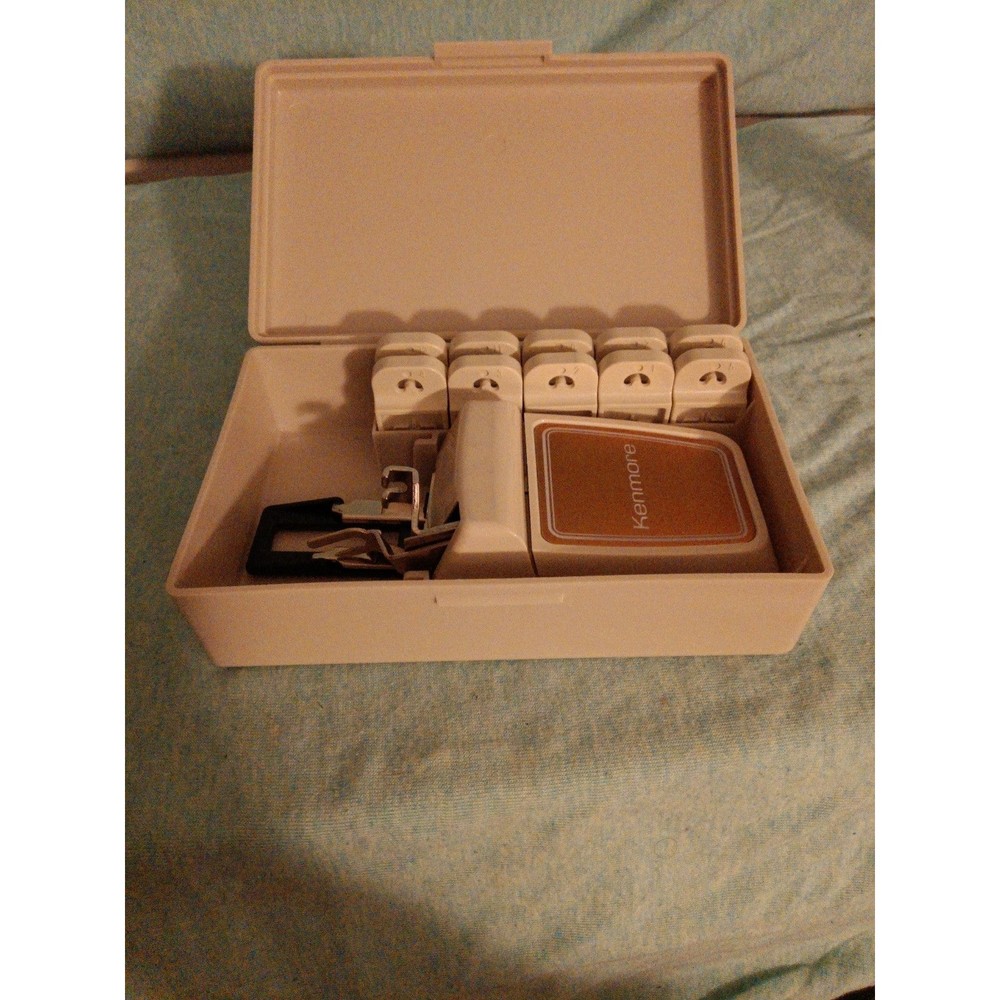 Kenmore Buttonhole Attachment Model #6738 Vintage Mint w/case